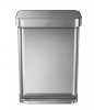 simplehuman LINER POCKET Kosz Pedałowy 55 l - Stal Nierdzewna FPP